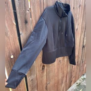 AVIA | Women's Quarter-Zip Ribbed Pullover Jacket